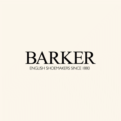 Barkers Shoes logo on a cream background