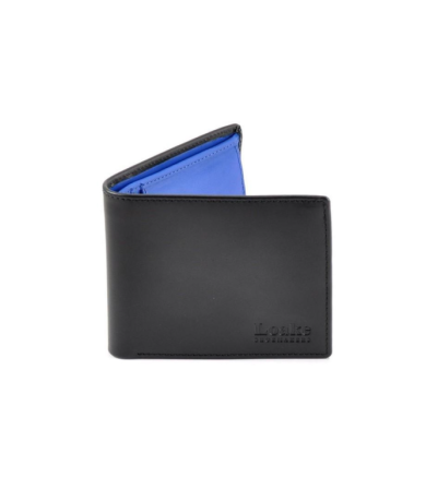 Loake Barclay Wallet in Black Calf Leather