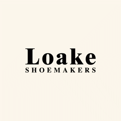 Loake Shoemakers logo on a cream background