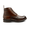 Loake Bedale Dark Brown Calf Leather Brogue Boot