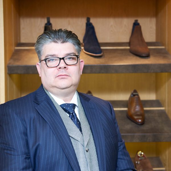 Chris Simmons, Sales Assistant at Loake Shoemakers Bath