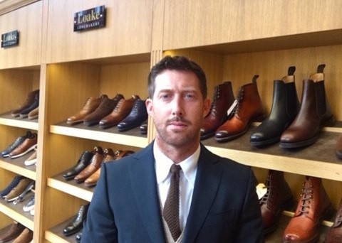 Morgan Scherrer, Head of Business at Loake Shoemakers Leeds
