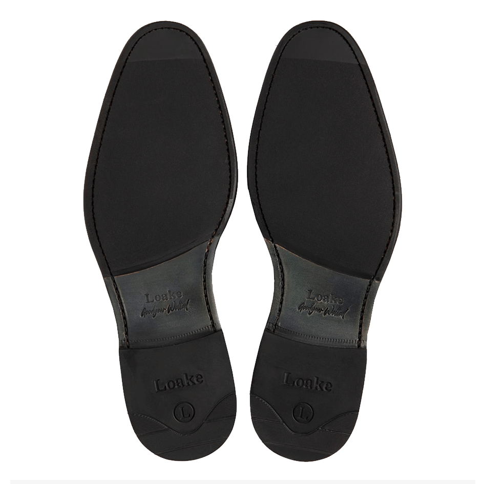 Loake Wiggins Tan Leather Loafer - Sole View