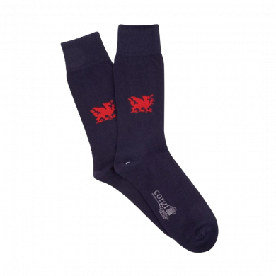 Corgi Welsh Dragon Socks