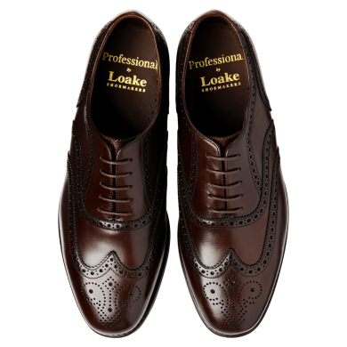 Loake 302 Dark Brown Oxford Brogue