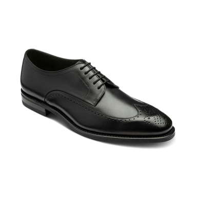Loake Bale Black Derby Shoe