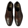 Loake Buckingham Wider Fitting Dark Brown Oxford Brogue