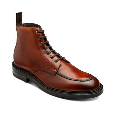 Loake Gisbourne Seared Mahogany Derby Boot