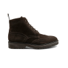 Loake Pegasus Dark Brown Suede Brogue Boot